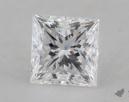 0.56 Carat E-SI1 Very Good Cut Princess Diamond 
