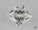 0.50 Carat H-I1 Very Good Cut Princess Diamond 