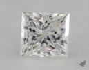 0.65 Carat I-VS2 Very Good Cut Princess Diamond 