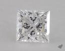 0.80 Carat F-VVS2 Ideal Cut Princess Diamond 