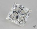 0.84 Carat G-VVS2 Ideal Cut Princess Diamond 