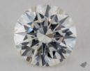 1.07 Carat I-VVS1 Ideal Cut Round Diamond 