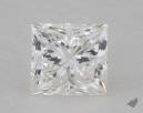 1.02 Carat G-VS2 Very Good Cut Princess Diamond 