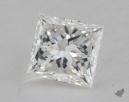 1.04 Carat G-VS2 Very Good Cut Princess Diamond 
