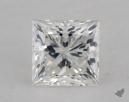 0.80 Carat H-VS1 Ideal Cut Princess Diamond 