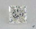 1.02 Carat J-SI1 Ideal Cut Princess Diamond 