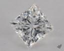 2.08 Carat G-SI1 Ideal Cut Princess Diamond 