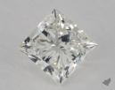 1.01 Carat H-SI1 Ideal Cut Princess Diamond 