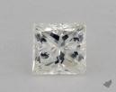 0.54 Carat J-VS2 Very Good Cut Princess Diamond 