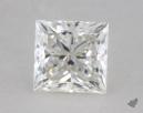 0.78 Carat H-VS1 Ideal Cut Princess Diamond 