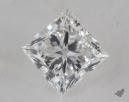 0.82 Carat F-VS2 Ideal Cut Princess Diamond 
