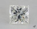 0.97 Carat I-VS1 Ideal Cut Princess Diamond 