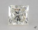 1.01 Carat K-SI2 Ideal Cut Princess Diamond 