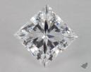 0.75 Carat E-SI1 Very Good Cut Princess Diamond 