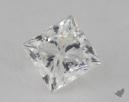 0.83 Carat G-VS1 Ideal Cut Princess Diamond 