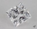 0.30 Carat E-SI2 Very Good Cut Princess Diamond 