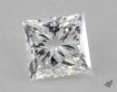 0.91 Carat H-VS2 Ideal Cut Princess Diamond 