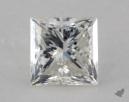 0.96 Carat H-VS2 Very Good Cut Princess Diamond 