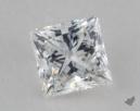 0.70 Carat F-VS2 Ideal Cut Princess Diamond 