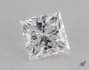 1.01 Carat G-VS1 Ideal Cut Princess Diamond 