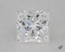 0.70 Carat E-VVS1 Ideal Cut Princess Diamond 