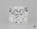 0.75 Carat D-VS1 Ideal Cut Princess Diamond 