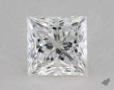 0.91 Carat F-VS2 Ideal Cut Princess Diamond 