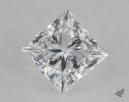 1.01 Carat F-VS2 Ideal Cut Princess Diamond 