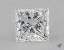 1.53 Carat G-VS1 Ideal Cut Princess Diamond 