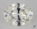 0.91 Carat I-VVS2 Very Good Cut Oval Diamond 