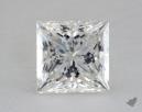 1.61 Carat I-VS2 Ideal Cut Princess Diamond 