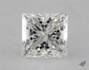 1.69 Carat J-SI1 Ideal Cut Princess Diamond 