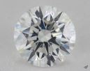 0.77 Carat H-VS1 Ideal Cut Round Diamond 