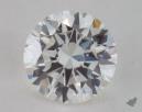 0.90 Carat H-VS1 Very Good Cut Round Diamond 