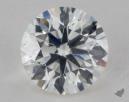 0.80 Carat H-SI1 Ideal Cut Round Diamond 