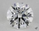0.52 Carat F-SI1 Excellent Cut Round Diamond 