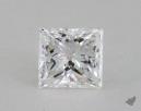 0.50 Carat E-VS2 Very Good Cut Princess Diamond 
