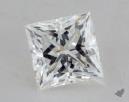 1.01 Carat H-VS1 Very Good Cut Princess Diamond 