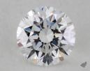 0.42 Carat D-VVS2 Very Good Cut Round Diamond 