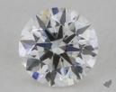 0.42 Carat F-IF Very Good Cut Round Diamond 