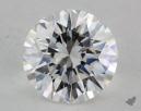 1.36 Carat F-VVS1 Very Good Cut Round Diamond 
