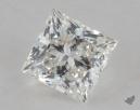 2.04 Carat I-SI1 Ideal Cut Princess Diamond 
