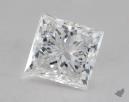 1.59 Carat E-SI1 Ideal Cut Princess Diamond 