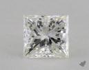 1.25 Carat G-VVS1 Very Good Cut Princess Diamond 