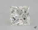 2.01 Carat H-VS1 Very Good Cut Princess Diamond 