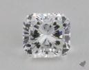 1.03 Carat E-VS1 Very Good Cut Cushion Diamond 