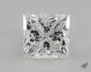 2.08 Carat G-VS1 Ideal Cut Princess Diamond 