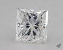 1.07 Carat F-VS2 Very Good Cut Princess Diamond 
