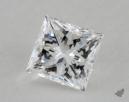 1.04 Carat E-VS1 Very Good Cut Princess Diamond 