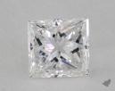 1.02 Carat E-VS2 Very Good Cut Princess Diamond 
